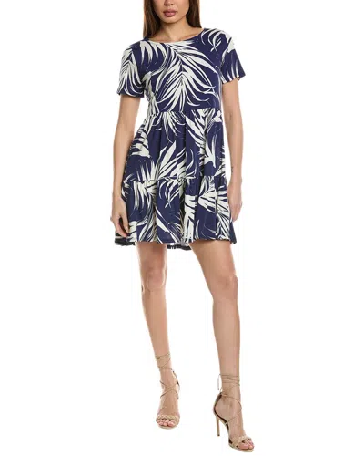 Tash + Sophie Mini Dress In Blue