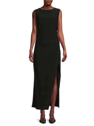 Tash + Sophie Women's Ity Shirred Maxi Dress In Black