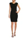 Tash + Sophie Women's Shimmer Bodycon Mini Dress In Black