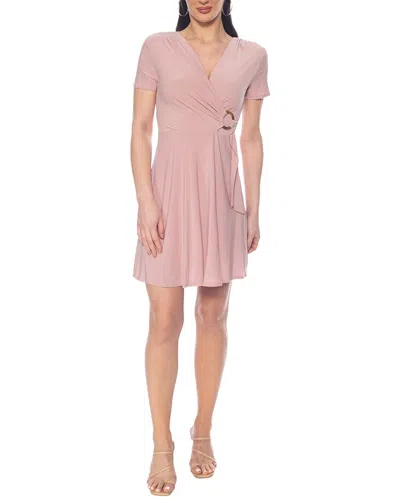 Tash + Sophie Wrap Dress In Pink