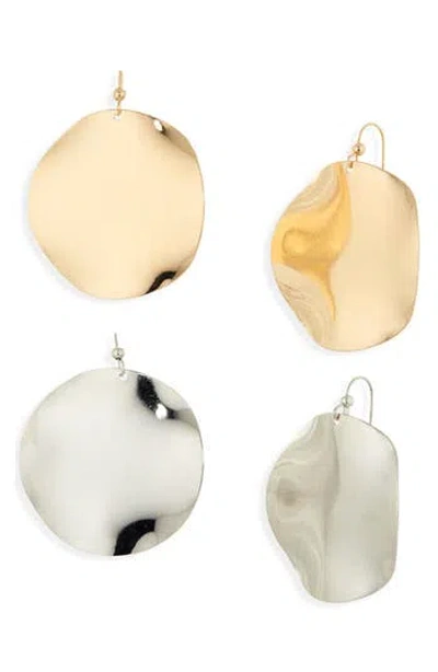 Tasha 2-pack Assorted Circle Drop Earrings In Multi