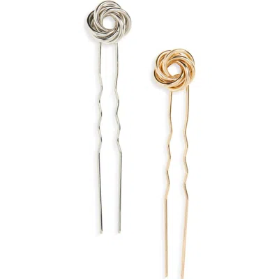 Tasha 2-pack Hair Pins In Gold