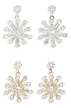 Tasha 2-pack Starburst Drop Earrings In Multi