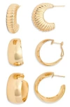 Tasha 3-piece Hoop Earrings Set
