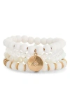 Tasha 4-pack Mixed Beaded Stretch Bracelets
