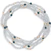 Tasha 5-pack Beaded Stretch Bracelets In White