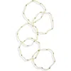 Tasha 5-pack Beaded Stretch Bracelets In Cream