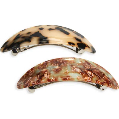 Tasha Assorted 2-pack Barrettes In Multi