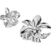 Tasha Assorted 2-pack Flower Hair Clips In Metallic