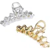 Tasha Assorted 2-pack Metallic Jaw Hair Clips In Gold Silver