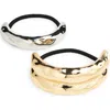 Tasha Assorted 2-pack Ponytail Holders In Multi
