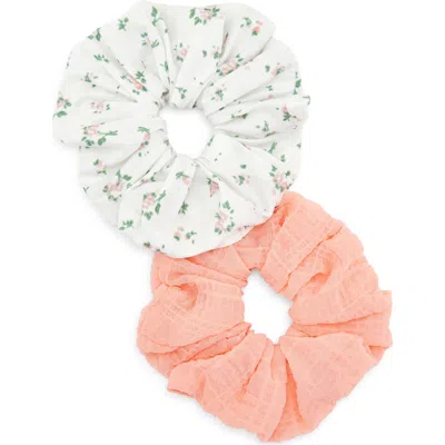Tasha Assorted 2-pack Scrunchies In Animal Print