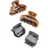 Tasha Assorted 4-pack Metal Jaw Hair Clips