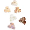 Tasha Assorted 6-pack Jaw Hair Clips In Multi
