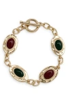 Tasha Beaded Chain Bracelet In Multi