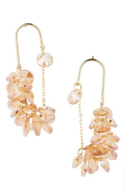Tasha Chandelier Disc Drop Earrings In Gold