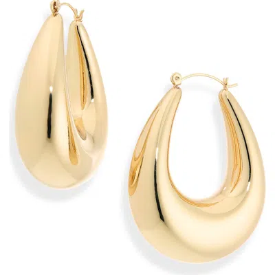Tasha Chunky Hoop Earrings In Gold