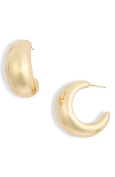 Tasha Chunky Hoop Earrings In Gold