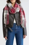 Tasha Combo Plaid Scarf In Multi