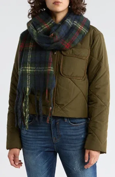 Tasha Combo Plaid Scarf In Multi