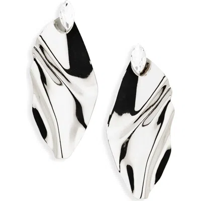 Tasha Crystal & Leaf Statement Drop Earrings