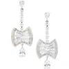 Tasha Crystal Bow Drop Earrings