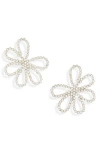 Tasha Crystal Flower Stud Earrings
