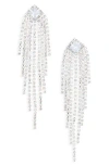 Tasha Crystal Fringe Drop Earrings