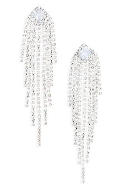 Tasha Crystal Fringe Drop Earrings