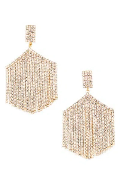 Tasha Crystal Fringe Drop Earrings