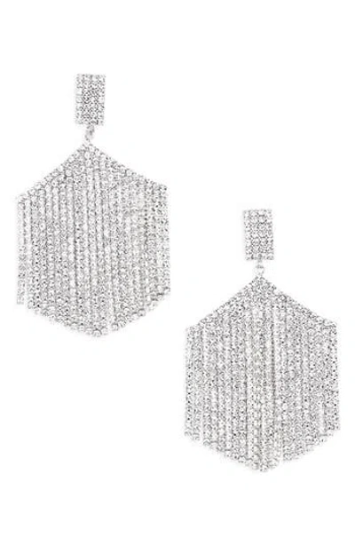 Tasha Crystal Fringe Drop Earrings