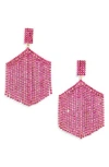 Tasha Crystal Fringe Drop Earrings