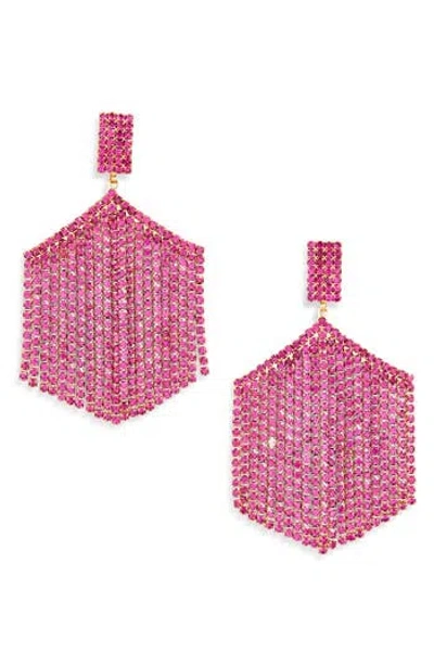 Tasha Crystal Fringe Drop Earrings