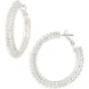 Tasha Crystal Hoop Earrings