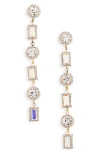Tasha Crystal Link Drop Earrings