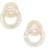 Tasha Crystal Pavè Open Ring Drop Earrings