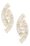Tasha Crystal Statement Stud Earrings In Neutral