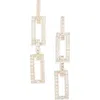Tasha Cubic Zirconia Link Drop Earrings