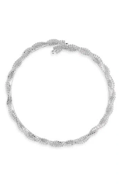 Tasha Cubic Zirconia Twisted Choker Necklace