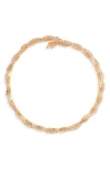 Tasha Cubic Zirconia Twisted Choker Necklace