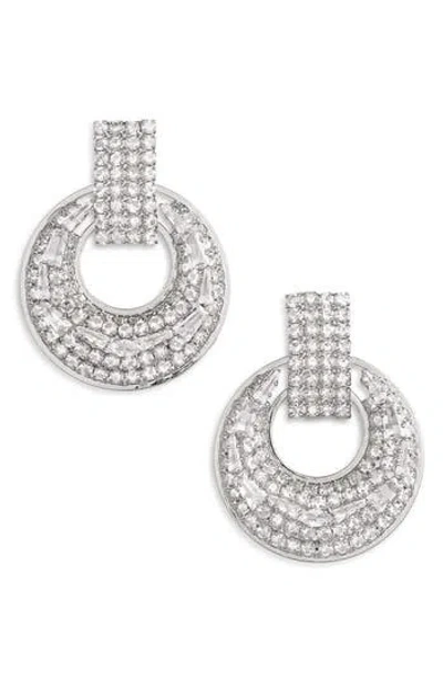 Tasha Door Knocker Earrings In Metallic