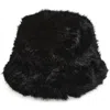 Tasha Extra Fluffy Faux Fur Bucket Hat In Black