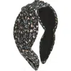 Tasha Floral Pleated Headband