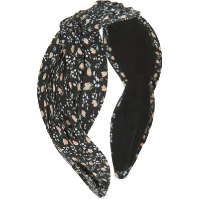 Tasha Floral Pleated Headband
