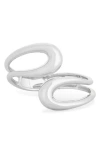 Tasha Hinge Cuff Bracelet In Silver
