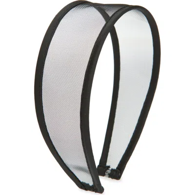 Tasha Mesh Headband In Black
