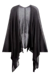 Tasha Mesh Throw Over In Black
