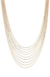 Tasha Multichain Layered Necklace In Gold
