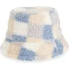Tasha Plaid Fleece Bucket Hat In Multi