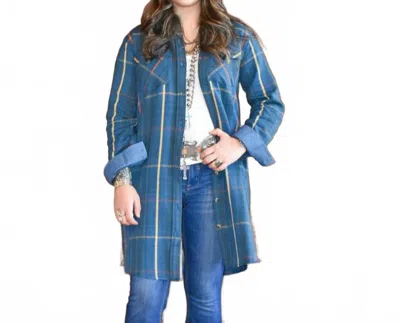 Tasha Polizzi Ayla Lapis Tunic In Blue